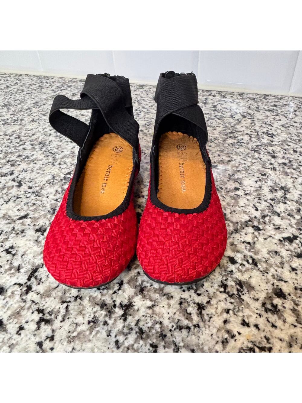 Bernie Mev Red Woven Flats | EU 29 / US Kids 12-12.5